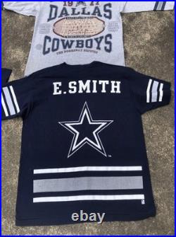 Vintage 1990s Dallas Cowboys single stitch T Shirt lot of 10