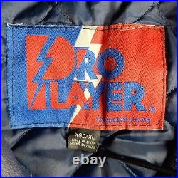 Vintage 1990s Pro Player Dallas Cowboys Leather Coat Jacket Men's Size XL NFL