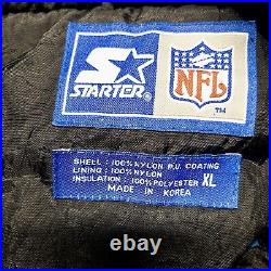 Vintage 1990s Starter Dallas Cowboys Puffer Jacket Mens XL