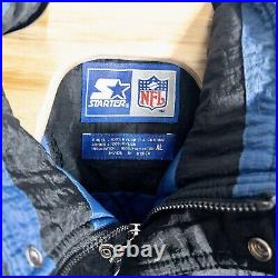 Vintage 1990s Starter Dallas Cowboys Puffer Jacket Mens XL