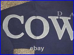 Vintage 1993 Dallas Cowboys Large Spellout Crew Neck Pullover Sweatshirt Large