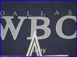 Vintage 1993 Dallas Cowboys Large Spellout Crew Neck Pullover Sweatshirt Large