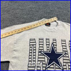 Vintage 1993 Dallas Cowboys Sweatshirt XL 22x27 Gray