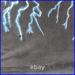 Vintage 1993 Salem Dallas Cowboys Football Lightning Tee XL Men's Black