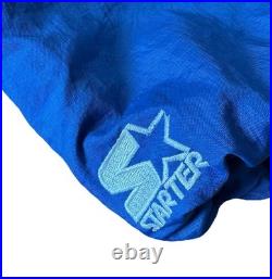 Vintage 1993 Starter ProLine NFL Dallas Cowboys Hooded Pullover Jacket Puffer XL