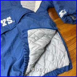 Vintage 1993 Starter ProLine NFL Dallas Cowboys Hooded Pullover Jacket Puffer XL