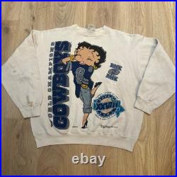 Vintage 1994 Super Bowl Dallas Cowboys Betty Boop Crew Neck Men Size XL RARE