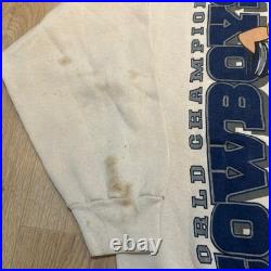 Vintage 1994 Super Bowl Dallas Cowboys Betty Boop Crew Neck Men Size XL RARE