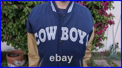 Vintage 1995 STARTER NFL Dallas Cowboys Lettermen's Football Jacket Sz XL