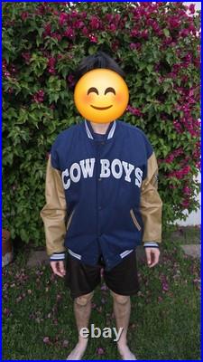 Vintage 1995 STARTER NFL Dallas Cowboys Lettermen's Football Jacket Sz XL