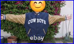 Vintage 1995 STARTER NFL Dallas Cowboys Lettermen's Football Jacket Sz XL