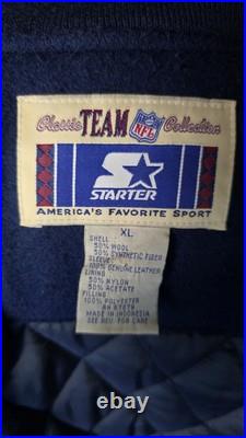 Vintage 1995 STARTER NFL Dallas Cowboys Lettermen's Football Jacket Sz XL