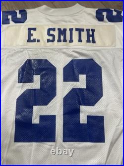 Vintage 1998 Nike Pro Line Authentic White Dallas Cowboys Emmitt Smith Jersey 48