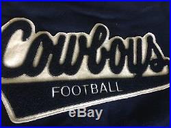 Vintage 70s 80s Dallas Cowboys NFL Jacket Delong Wool Super Bowl Champs NICE