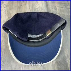 Vintage 80's Dallas Cowboys American Needle Union Made In USA Leather Wool Hat