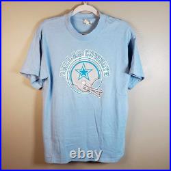Vintage 80's Dallas Cowboys T Shirt Single Stitch USA Made NFL Football RARE