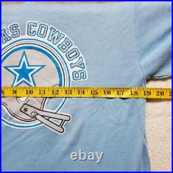 Vintage 80's Dallas Cowboys T Shirt Single Stitch USA Made NFL Football RARE