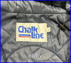 Vintage 80s Chalk Line Dallas Cowboys Wool Lined Jacket Mens Large
