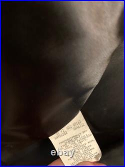 Vintage 80s Dallas Cowboys Leather Wool Varsity Jacket Chalk Line Black G2U