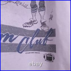 Vintage 80s NFL Dallas Cowboys Caricature White Walker Dorsett Screen Stars