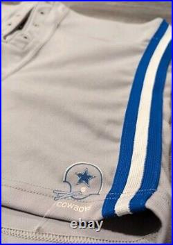 Vintage 80s NFL Rawlings Dallas Cowboys Coach Lace Up Short Shorts Size Large