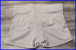 Vintage 80s NFL Rawlings Dallas Cowboys Coach Lace Up Short Shorts Size Large