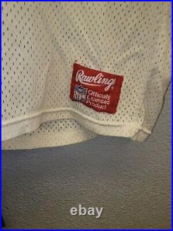 Vintage 80s Rawlings HERSCHEL WALKER #34 Dallas Cowboys Mesh Football Jersey L