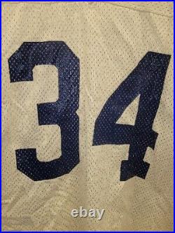Vintage 80s Rawlings HERSCHEL WALKER #34 Dallas Cowboys Mesh Football Jersey L