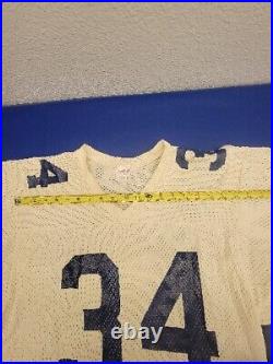 Vintage 80s Rawlings HERSCHEL WALKER #34 Dallas Cowboys Mesh Football Jersey L