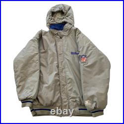 Vintage 90's-2000's Starter Dallas Cowboys NFL Hooded Heavy Jacket Men Large
