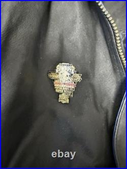 Vintage 90's Leather Dallas Cowboys Starter Jacket Proline NFL FOOTBALL SIZE L