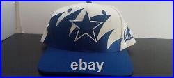 Vintage 90's NFL Dallas Cowboys Logo Athletic Shark Tooth Football hat Snapback
