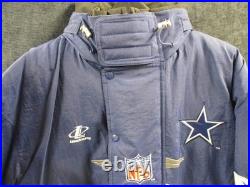 Vintage 90's NFL Pro Line Dallas Cowboys Winter Jacket Men's Size X-Large
