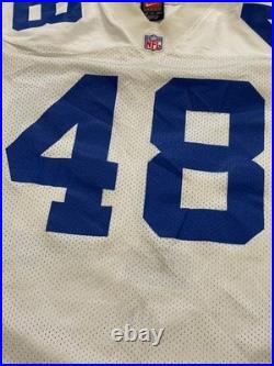 Vintage 90's Nike Dallas Cowboys Daryl Moose Johnston #48 NFL Jersey White 48