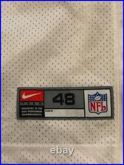 Vintage 90's Nike Dallas Cowboys Daryl Moose Johnston #48 NFL Jersey White 48