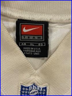 Vintage 90's Nike Dallas Cowboys Daryl Moose Johnston #48 NFL Jersey White 48