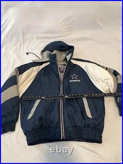 Vintage 90's Pro Player NFL Dallas cowboys blue and white puffer Men's Large Vintage 90's Pro Player NFL Dallas cowboys blue and white puffer Men's Large