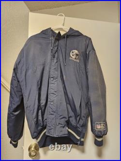 Vintage 90's Starter Dallas Cowboys NFL Sideline Parka Jacket Lined Men's L