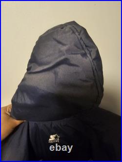 Vintage 90's Starter Dallas Cowboys NFL Sideline Parka Jacket Lined Men's L