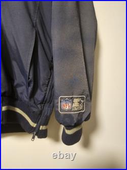 Vintage 90's Starter Dallas Cowboys NFL Sideline Parka Jacket Lined Men's L