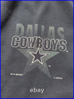 Vintage 90's Tazmanian Devil Dallas Cowboys NFL Matching Crew And Sweatpants XXL