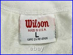 Vintage 90's Wilson Dallas Cowboys Troy Aikman Home Jersey Size Large (L 46)