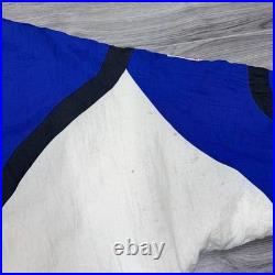 Vintage 90s Apex One Pro Line Dallas Cowboys Puffer Jacket XL RARE MENS BLUE