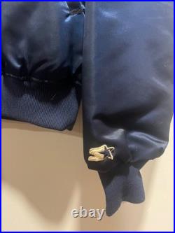 Vintage 90s COWBOYS STARTER Satin Jacket Dallas Size L Football