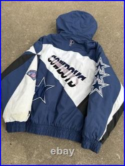 Vintage 90s Cowboys Pro Player Starter Puffer Jacket Men's XL Dallas Cowboys