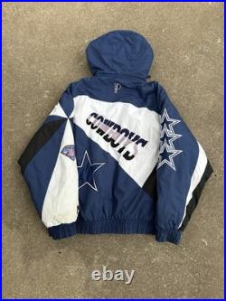 Vintage 90s Cowboys Pro Player Starter Puffer Jacket Men's XL Dallas Cowboys