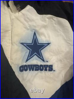 Vintage 90s Dallas Cowboys Apex One Pro Line Hooded Jacket Men's L Big Logo Rare Vintage 90s Dallas Cowboys Apex One Pro Line Hooded Jacket Men's L Big Logo Rare