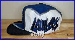 Vintage 90s Dallas Cowboys Drew Pearson Bolt Graffiti snapback hat