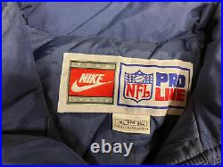Vintage 90s Dallas Cowboys Jacket NFL PRO LINE Authentic Nike Mens Size XXL 2X