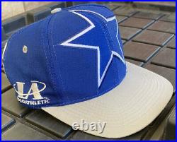 Vintage 90s Dallas Cowboys Logo Athletic Big Logo Blockhead Snapback Hat Cap NFL